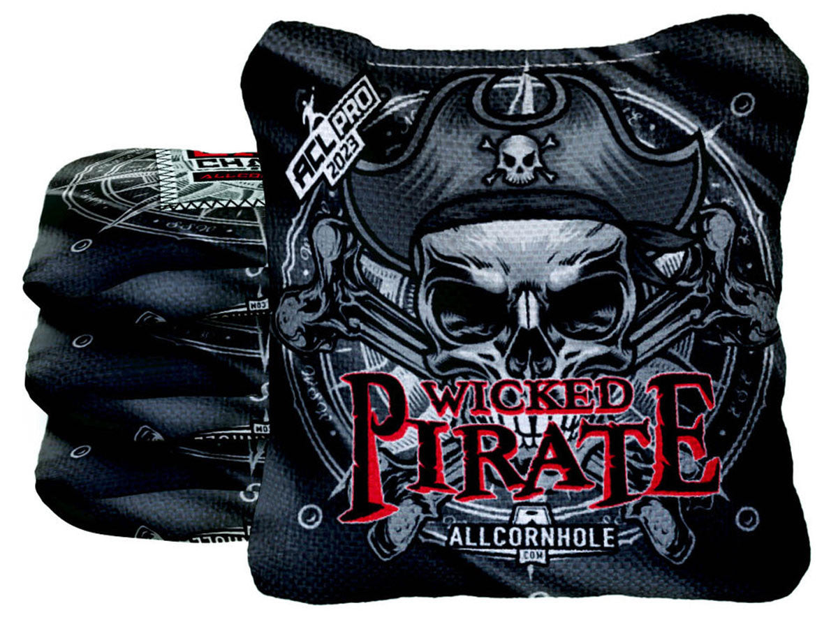 Frank Modlin GameChanger cornhole bags - SET OF 4 - Pirate Design