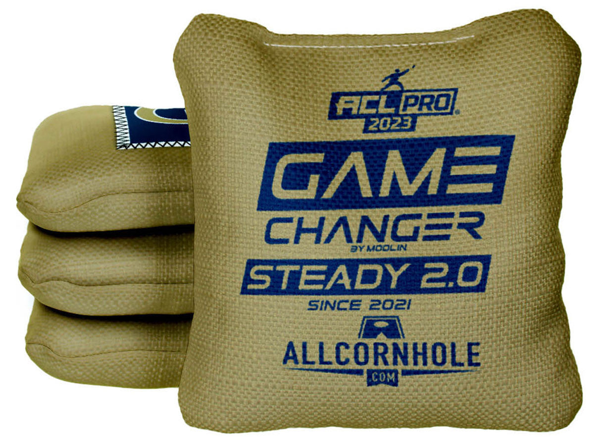 Officially Licensed Collegiate Cornhole Bags - Gamechanger Steady 2.0 - Set of 4 - Georgia Tech University