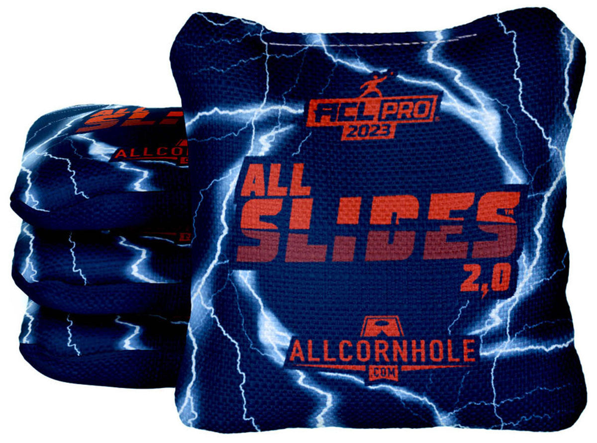 Officially Licensed Collegiate Cornhole Bags - All-Slide 2.0 - Set of 4 - University of Illinois