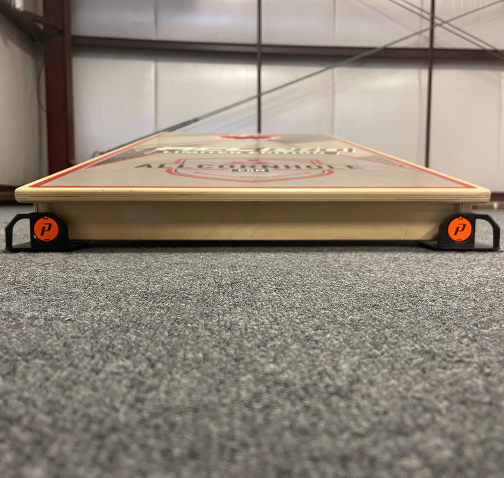 Cornhole Board Stabilization Feet PUCS Elite Package AllCornhole
