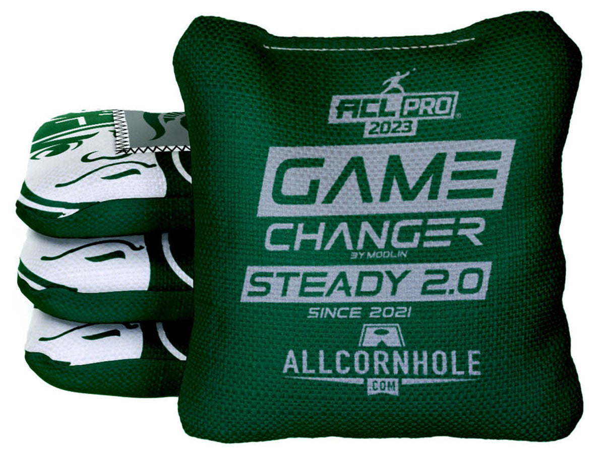 Officially Licensed Collegiate Cornhole Bags - Gamechanger Steady 2.0 - Set of 4 - Michigan State University