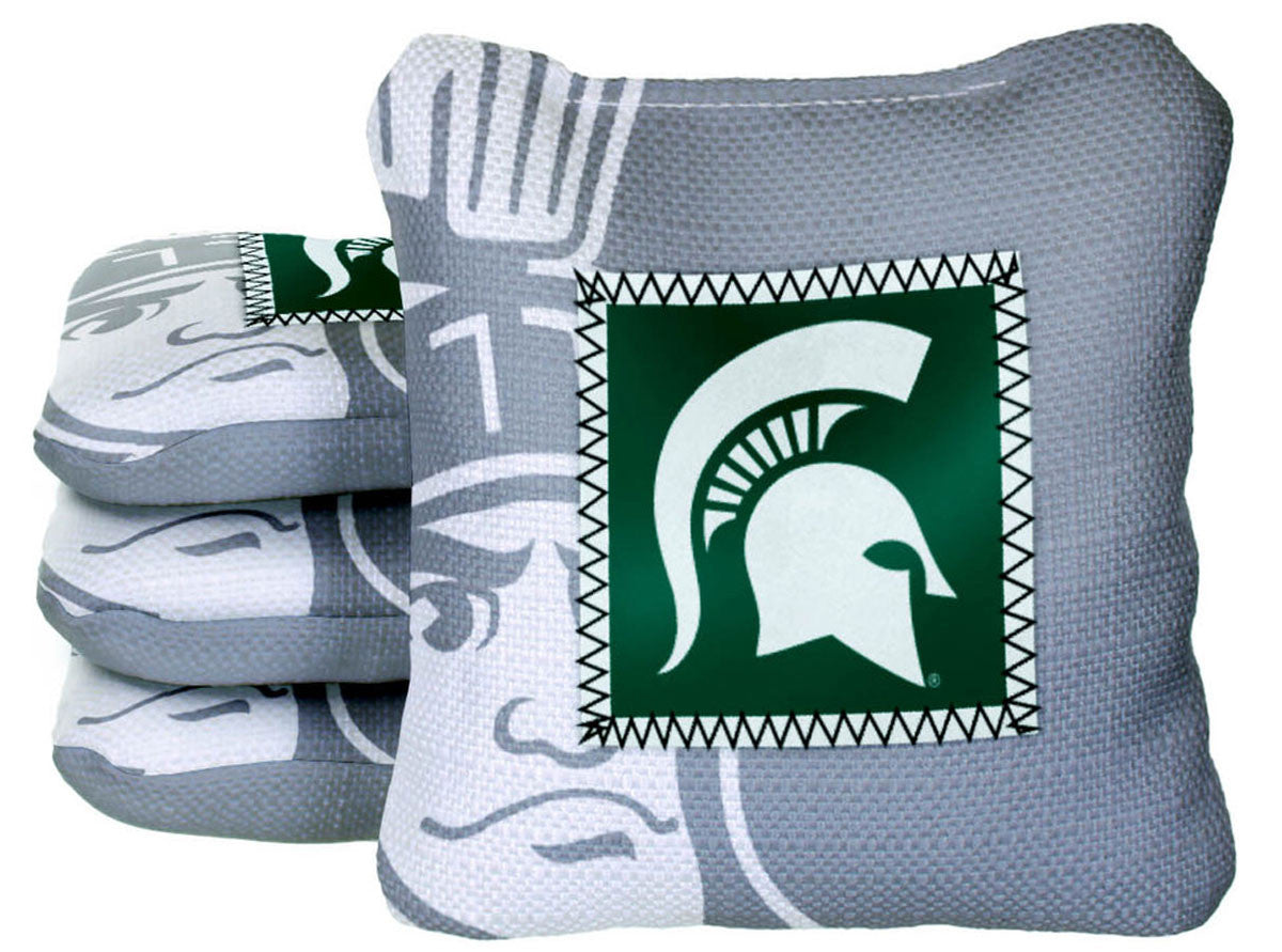 Officially Licensed Collegiate Cornhole Bags - Gamechanger Steady 2.0 - Set of 4 - Michigan State University
