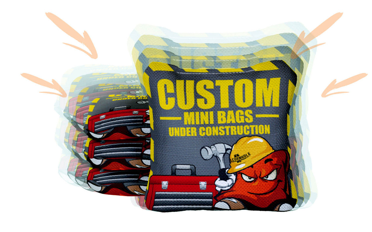 Custom MINI Slide-Rites or All-Slide 2.0 cornhole bags - SET OF 4