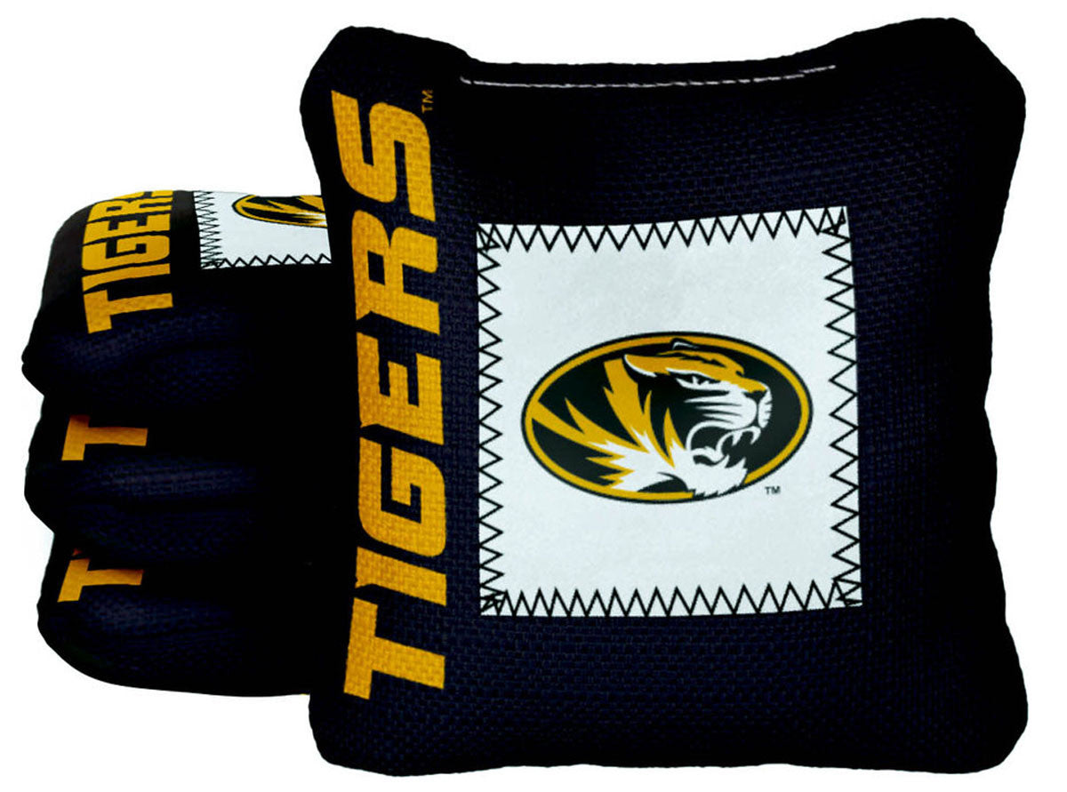 Officially Licensed Collegiate Cornhole Bags - Gamechanger Steady 2.0 - Set of 4 - University of Missouri