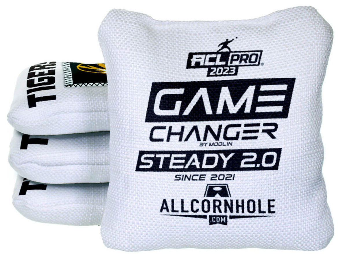 Officially Licensed Collegiate Cornhole Bags - Gamechanger Steady 2.0 - Set of 4 - University of Missouri