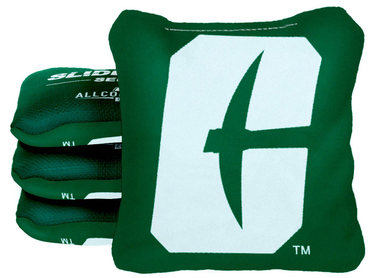Officially Licensed Collegiate Cornhole Bags - Slide Rite - Set of 4 - University of North Carolina at Charlotte