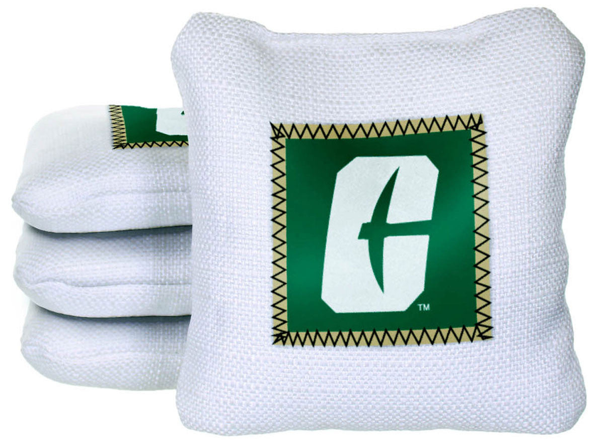Officially Licensed Collegiate Cornhole Bags - Gamechangers - Set of 4 - University of North Carolina at Charlotte