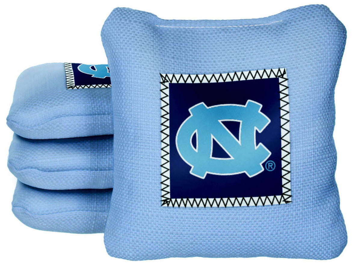 Officially Licensed Collegiate Cornhole Bags - Gamechangers - Set of 4 - University of North Carolina (UNC)