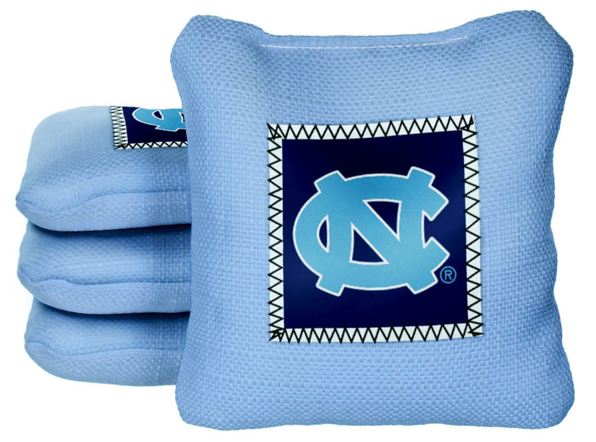 Officially Licensed Collegiate Cornhole Bags - Gamechanger Steady 2.0 - Set of 4 - University of North Carolina (UNC)