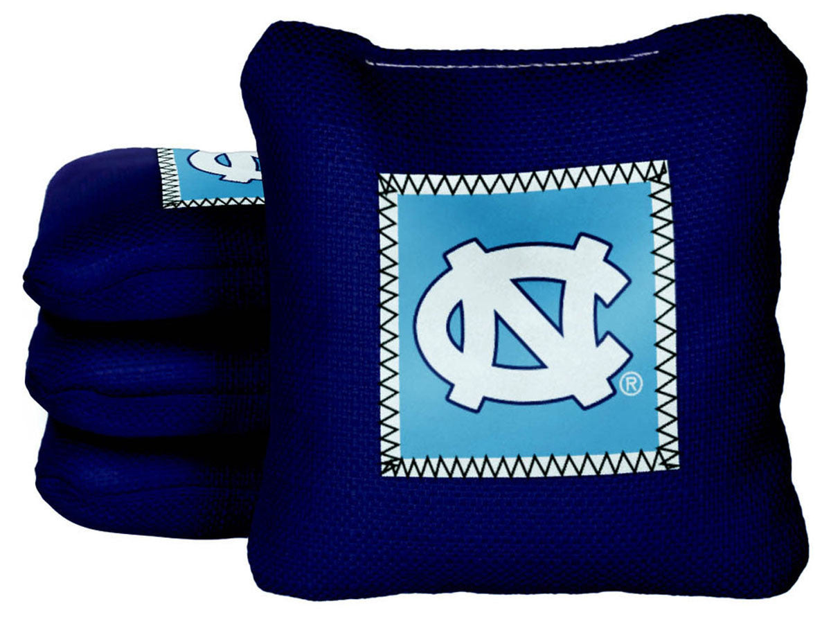 Officially Licensed Collegiate Cornhole Bags - Gamechanger Steady 2.0 - Set of 4 - University of North Carolina (UNC)