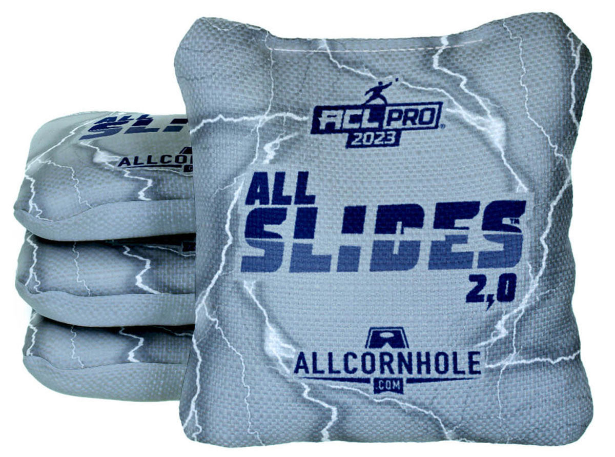Officially Licensed Collegiate Cornhole Bags - All-Slide 2.0 - Set of 4 - Old Dominion University