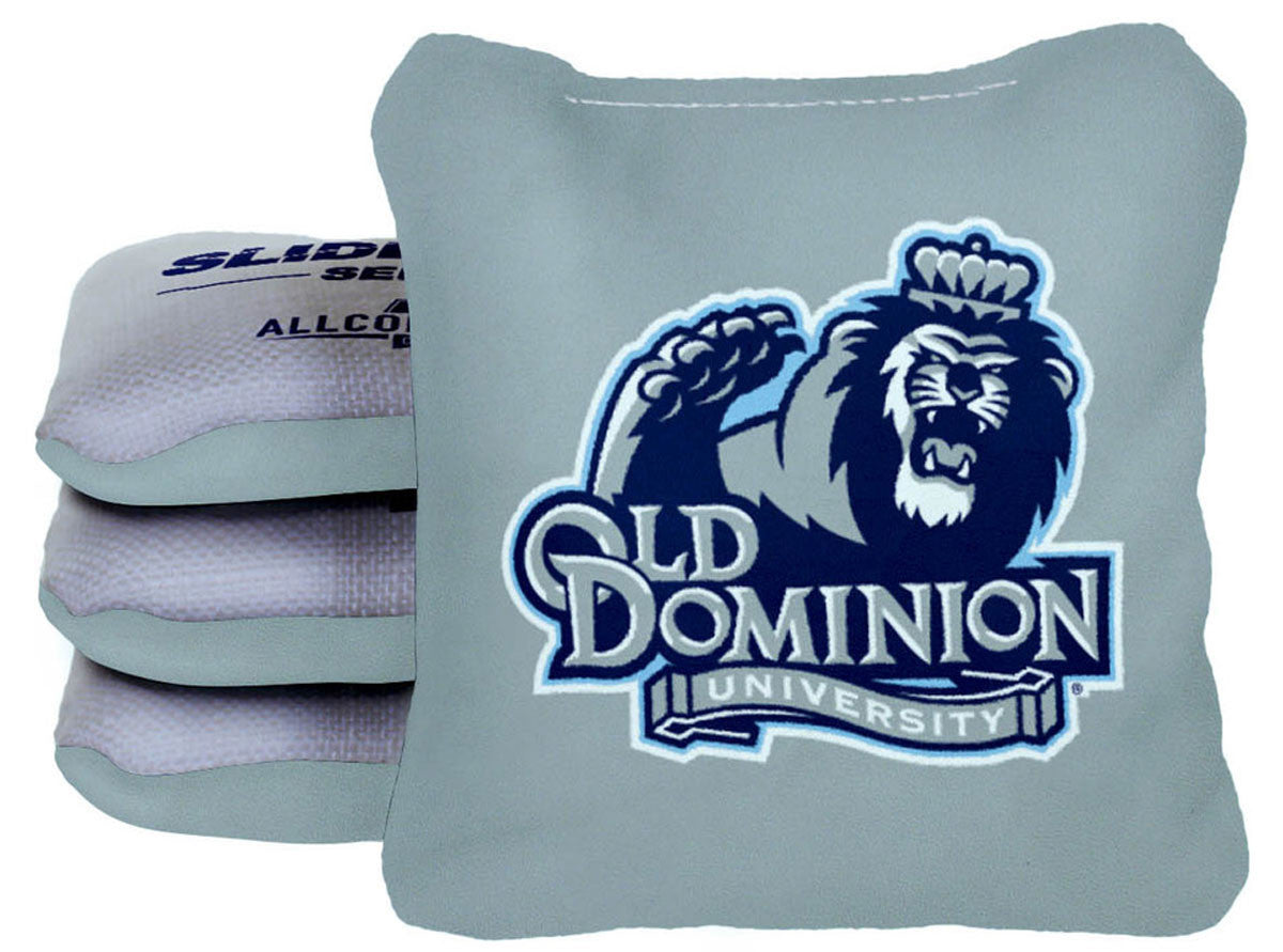 Officially Licensed Collegiate Cornhole Bags - Slide Rite - Set of 4 - Old Dominion University