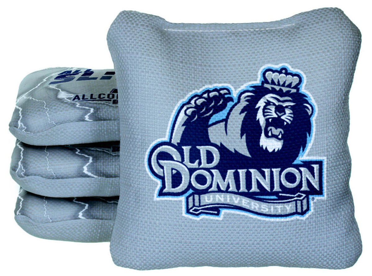 Officially Licensed Collegiate Cornhole Bags - All-Slide 2.0 - Set of 4 - Old Dominion University