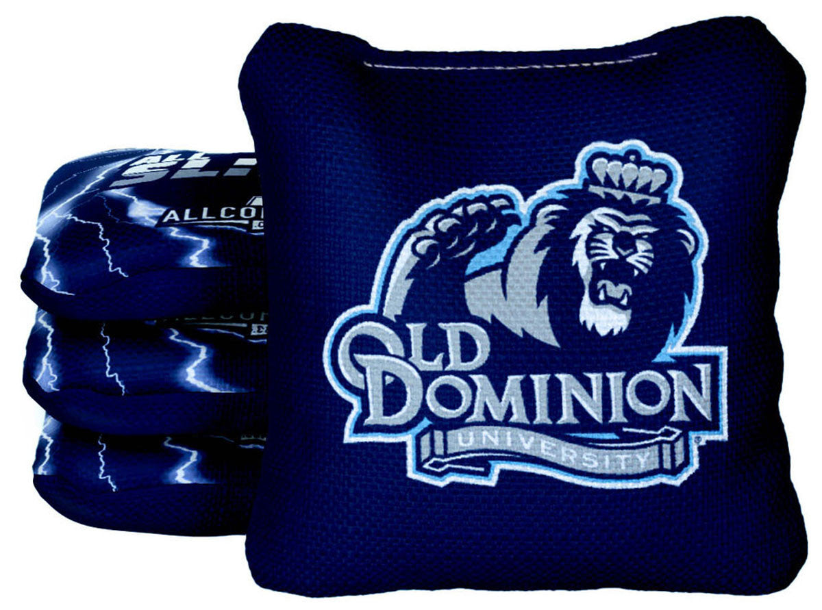 Officially Licensed Collegiate Cornhole Bags - All-Slide 2.0 - Set of 4 - Old Dominion University