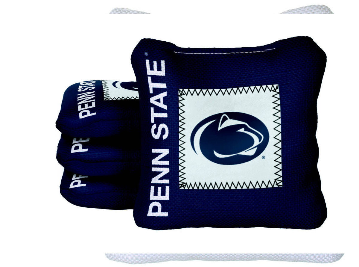 Officially Licensed Collegiate Cornhole Bags - Gamechangers - Set of 4 - Penn State University