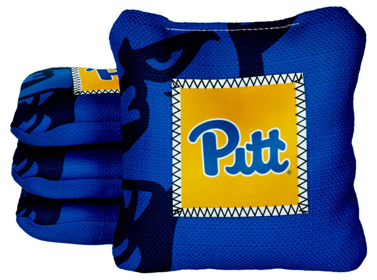 Officially Licensed Collegiate Cornhole Bags - Gamechanger Steady 2.0 - Set of 4 - Pitt University