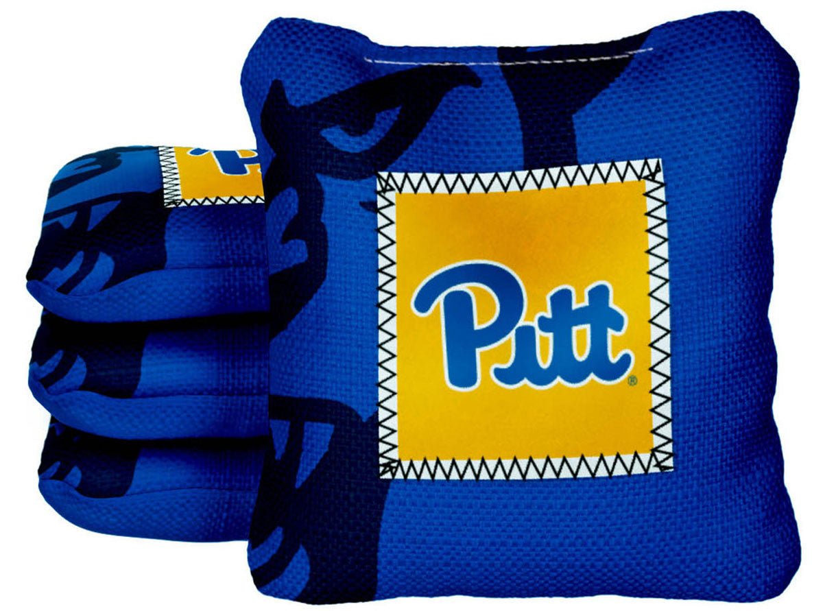 Officially Licensed Collegiate Cornhole Bags - Gamechangers - Set of 4 - Pittsburgh University