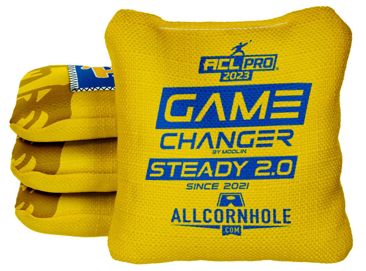 Officially Licensed Collegiate Cornhole Bags - Gamechanger Steady 2.0 - Set of 4 - Pitt University