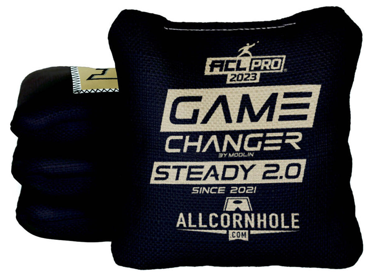 Officially Licensed Collegiate Cornhole Bags - Gamechanger Steady 2.0 - Set of 4 - Purdue University