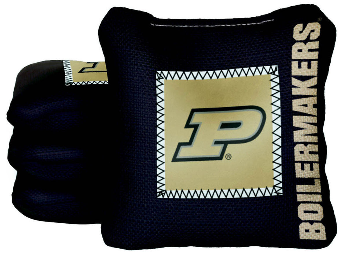 Officially Licensed Collegiate Cornhole Bags - Gamechangers - Set of 4 - Purdue University