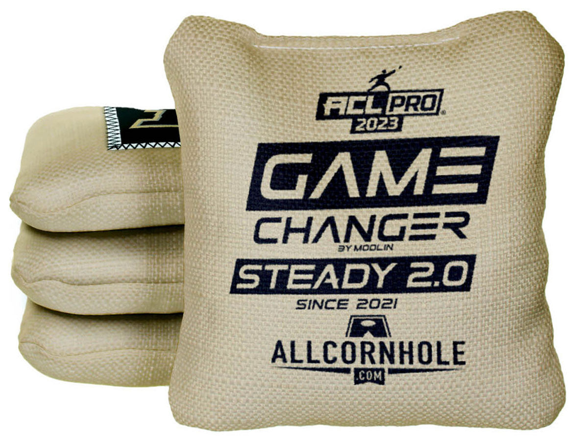 Officially Licensed Collegiate Cornhole Bags - Gamechanger Steady 2.0 - Set of 4 - Purdue University