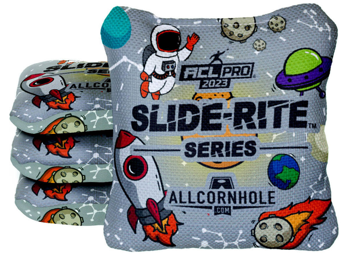Out of This World Space Design Slide-Rite cornhole bags - SET OF 4