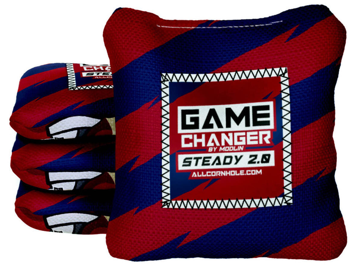 USA Design Patriotic Gamechanger Steady 2.0 cornhole bags - SET OF 4