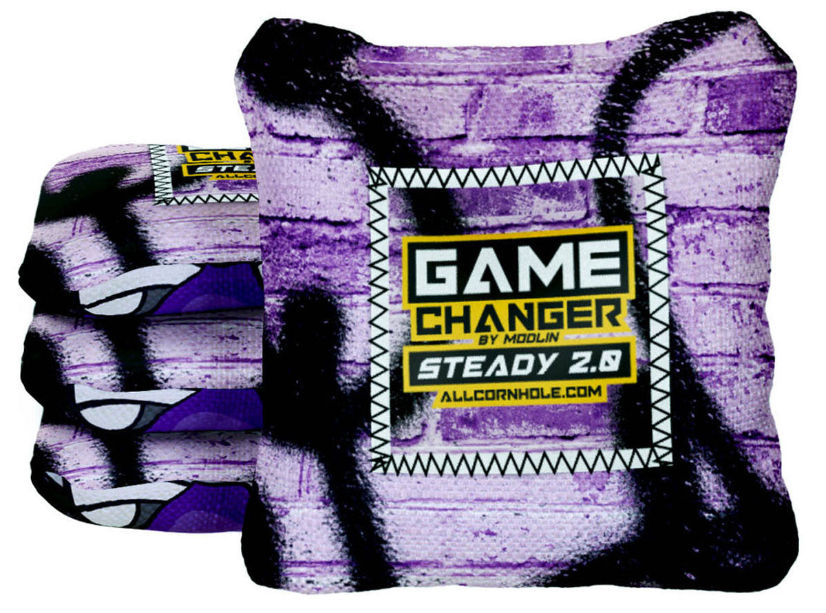 Graffiti Design Gamechanger Steady 2.0 cornhole bags - SET OF 4
