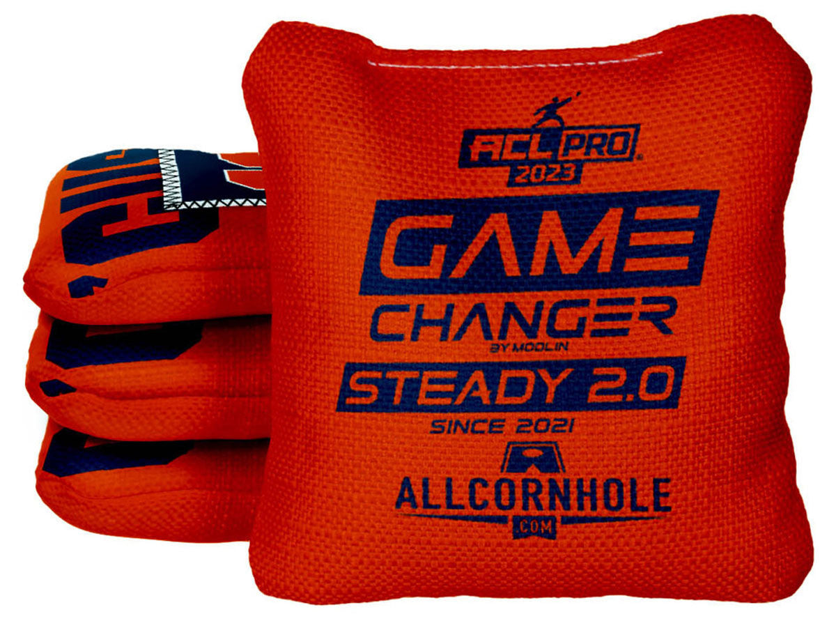 Officially Licensed Collegiate Cornhole Bags - Gamechanger Steady 2.0 - Set of 4 - Syracuse University