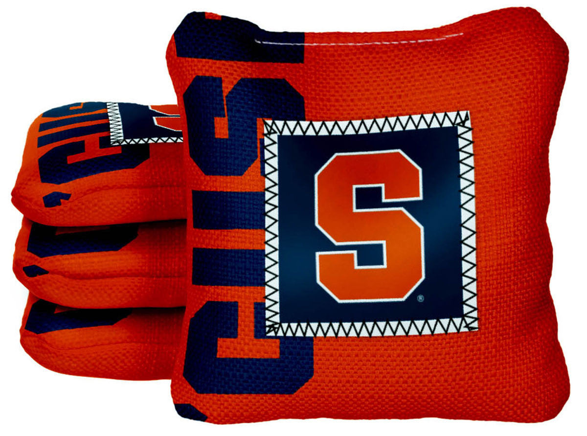Officially Licensed Collegiate Cornhole Bags - Gamechangers - Set of 4 - Syracuse University