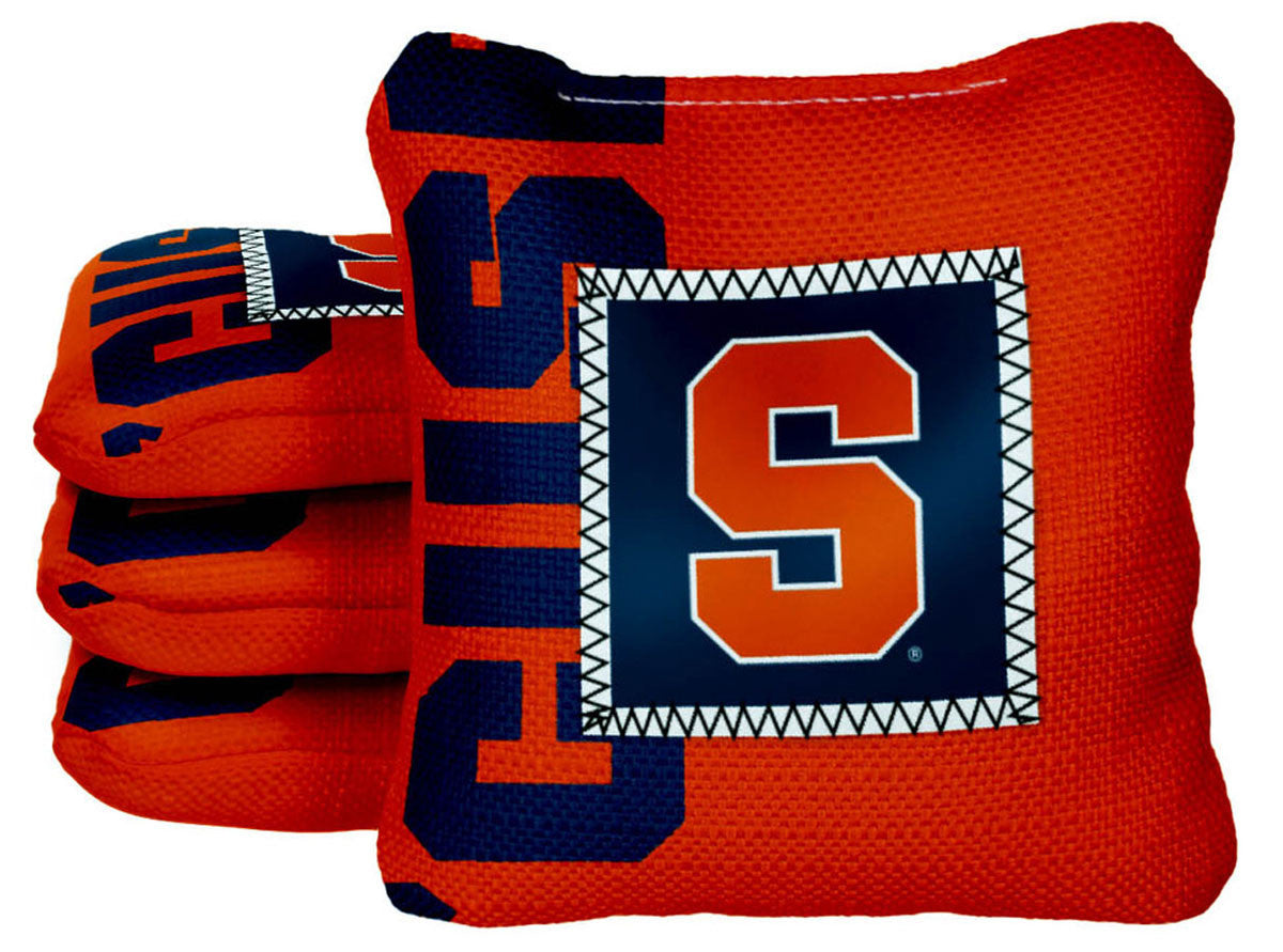 Officially Licensed Collegiate Cornhole Bags - Gamechanger Steady 2.0 - Set of 4 - Syracuse University