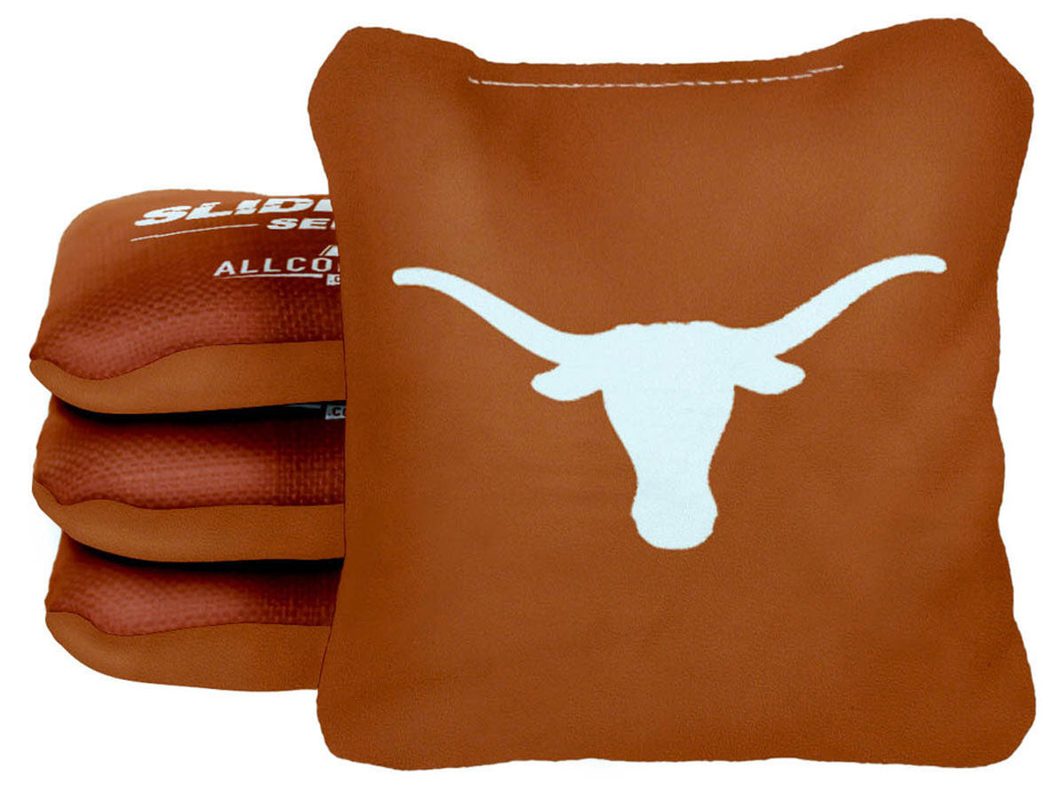 Officially Licensed Collegiate Cornhole Bags - Slide Rite - Set of 4 - University of Texas