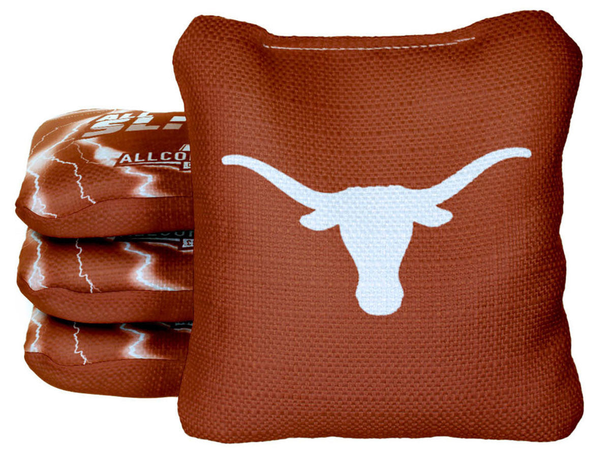 Officially Licensed Collegiate Cornhole Bags - All-Slide 2.0 - Set of 4 - University of Texas