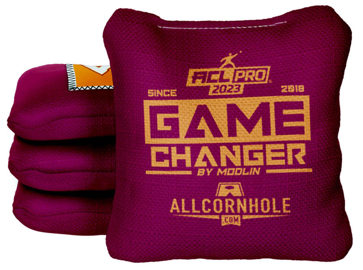 Officially Licensed Collegiate Cornhole Bags - Gamechangers - Set of 4 - Virginia Tech University