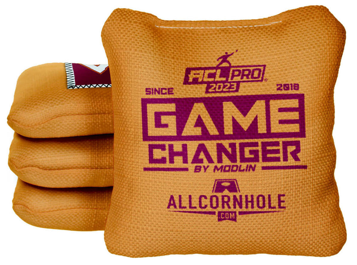 Officially Licensed Collegiate Cornhole Bags - Gamechangers - Set of 4 - Virginia Tech University