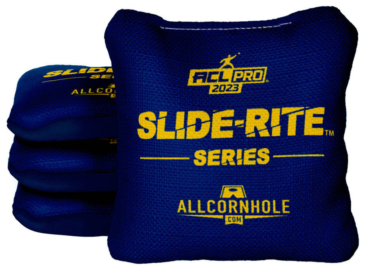 Officially Licensed Collegiate Cornhole Bags - Slide Rite - Set of 4 - West Virginia University